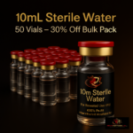 10mL Sterile Water 50 Vials – 30% Off Bulk Pack - Revo Peptide