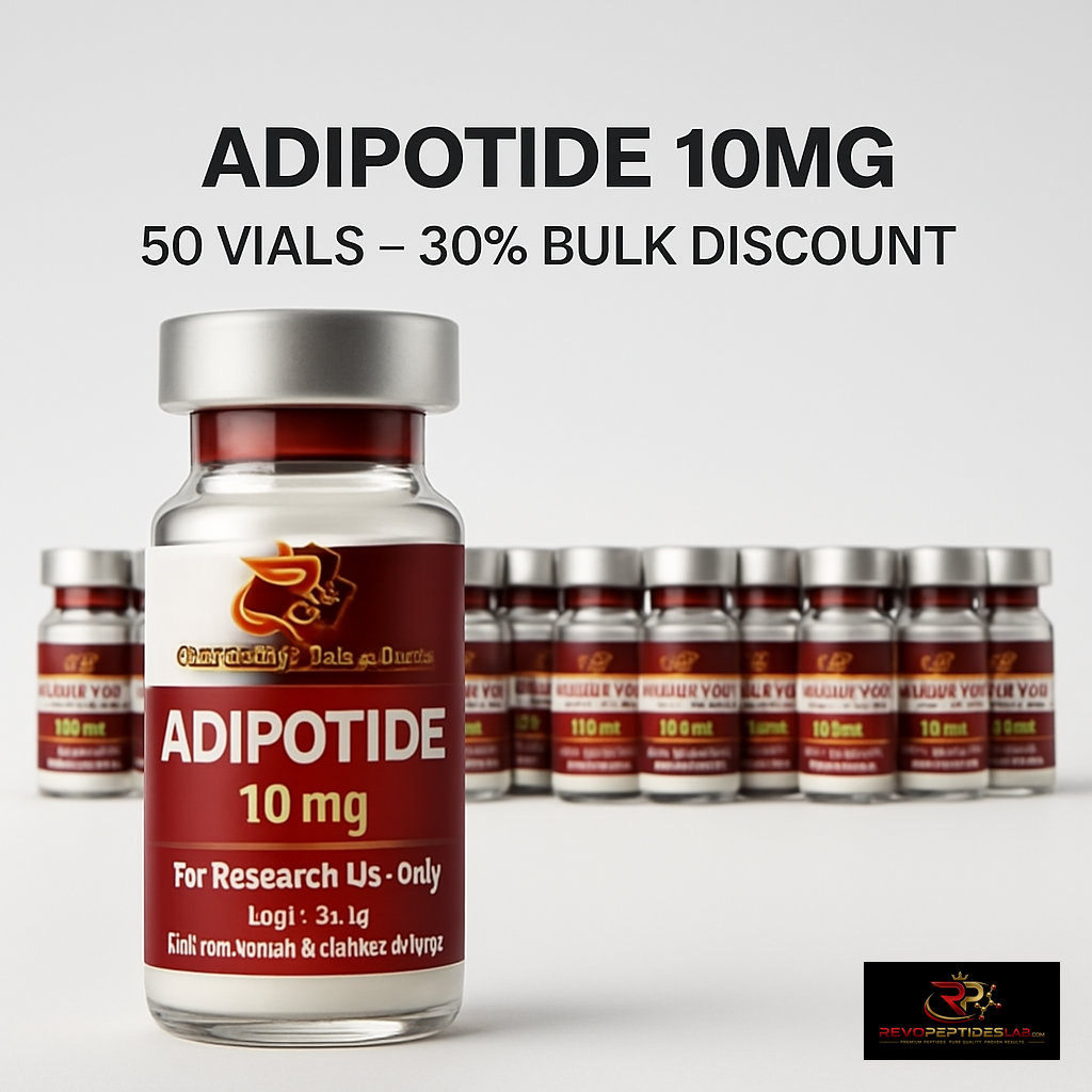 Adipotide 10mg 50 Vials – 30% Bulk Discount - Revo Peptide