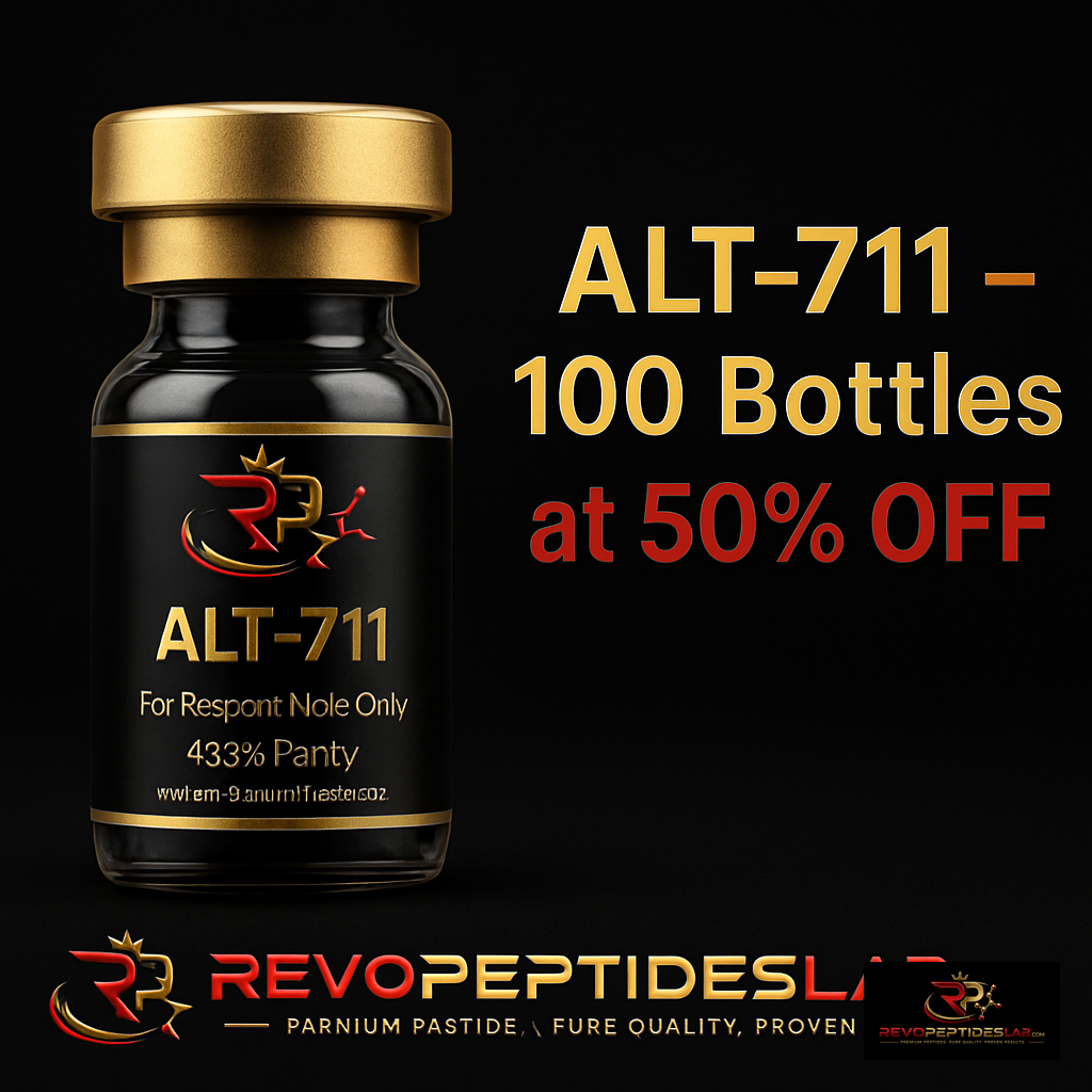 ALT-711 – 100 Bottles at 50 Percent Off - Revo Peptide