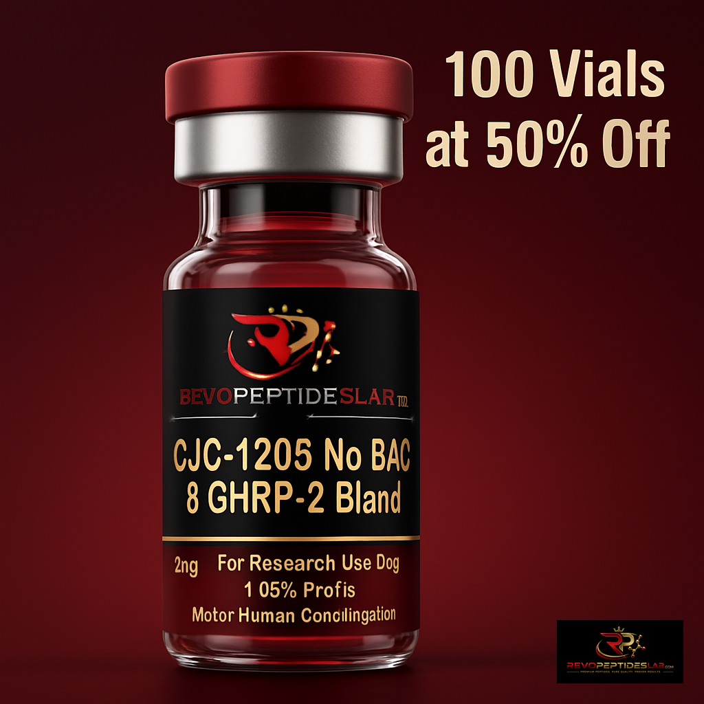 CJC-1295 No DAC 2mg & GHRP-2 Blend – 100 Vials at 50% Off - Revo Peptide