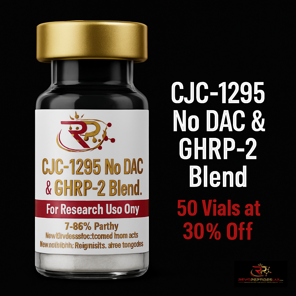 CJC-1295 No DAC & GHRP-2 Blend – 50 Vials at 30% Off - Revo Peptide