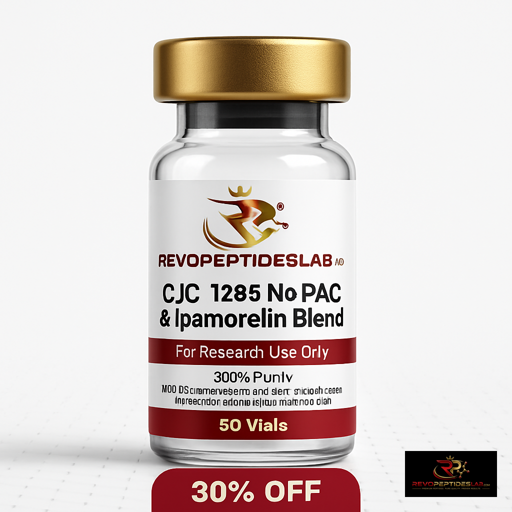 CJC-1295 No DAC & Ipamorelin Blend – 50 Vials at 30% Off - Revo Peptide