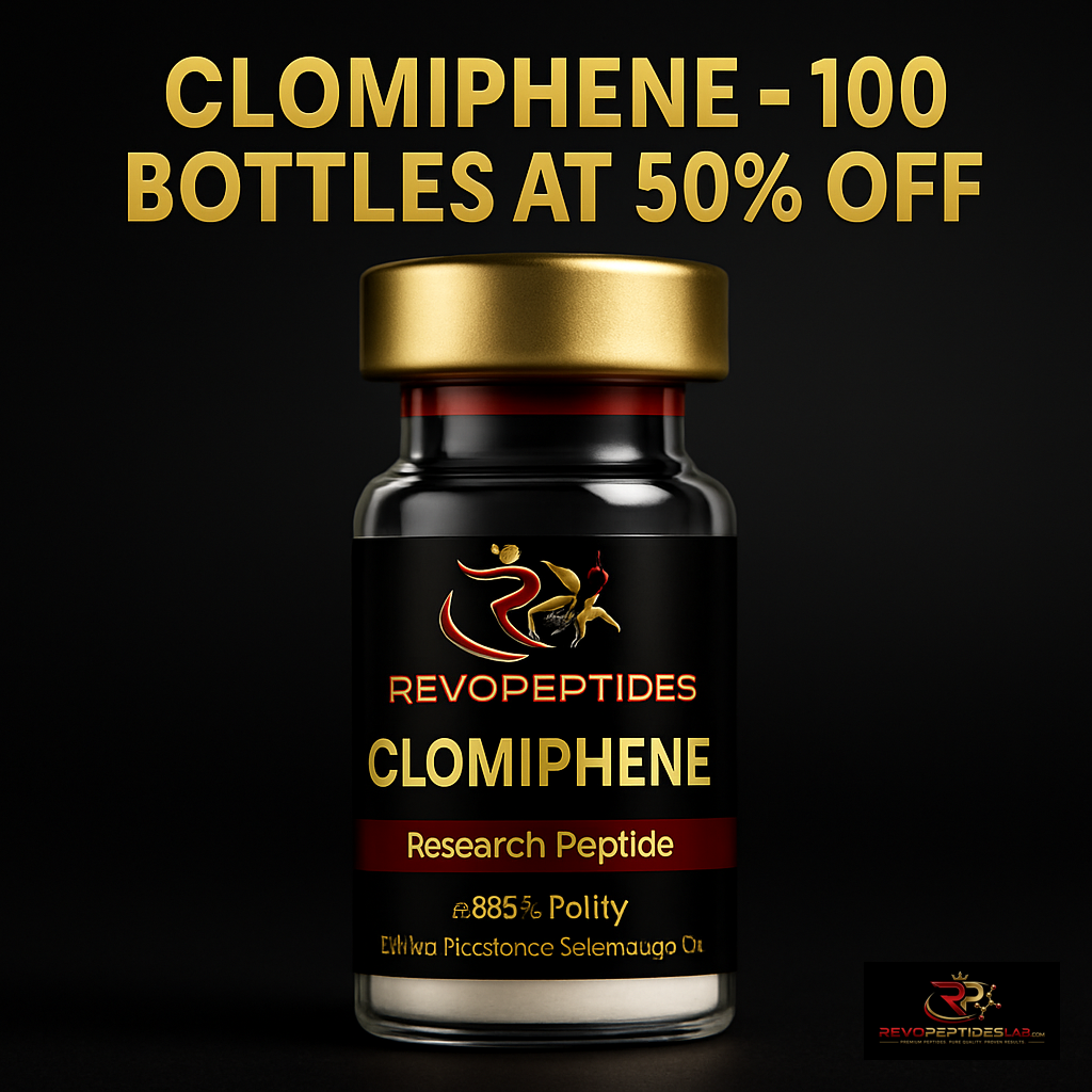 Clomiphene – 100 Bottles at 50% Off | Revo Peptide - Revo Peptide