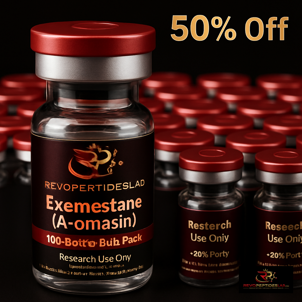 Exemestane (Aromasin) 100-Bottle Bulk Pack – 50% Off - Revo Peptide