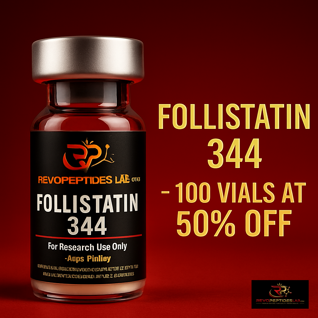 Follistatin 344 – 100 Vials at 50% Off - Revo Peptide