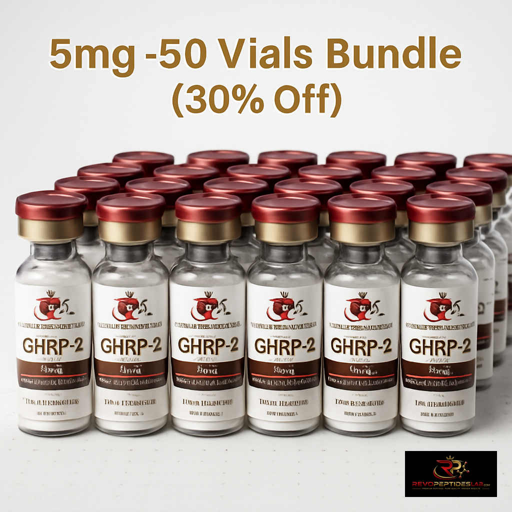GHRP-2 5mg – 50 Vials Bundle (30% Off) - Revo Peptide